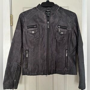 Vegan leather jacket